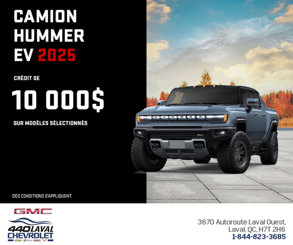 Le GMC Hummer EV VUS 2025