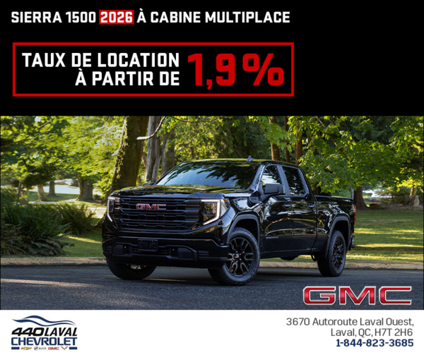 Le GMC Sierra 1500 2026