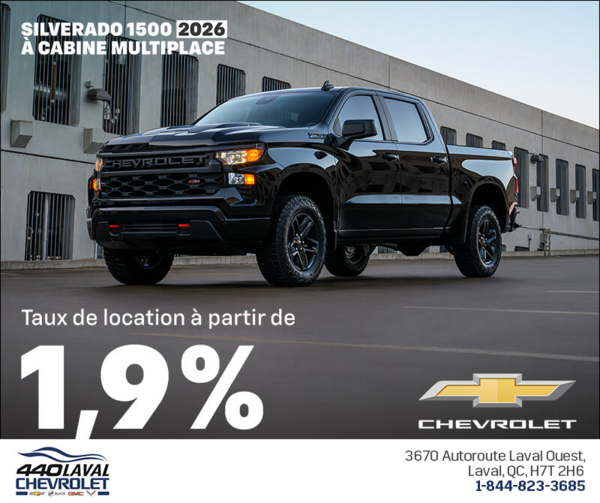 Procurez-vous le Chevrolet Silverado 1500 2026