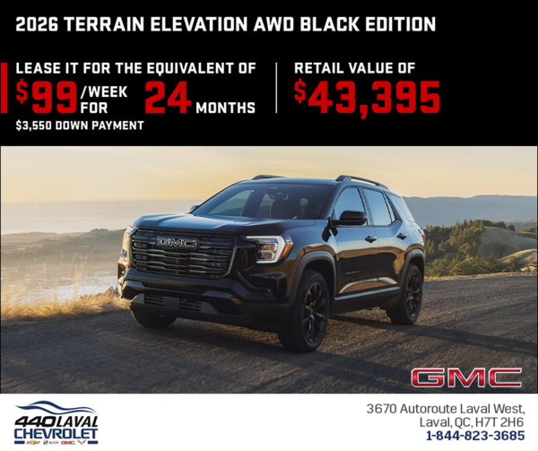 The 2026 GMC Terrain