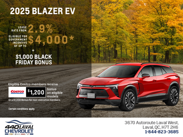 Get the 2025 Chevrolet Blazer EV