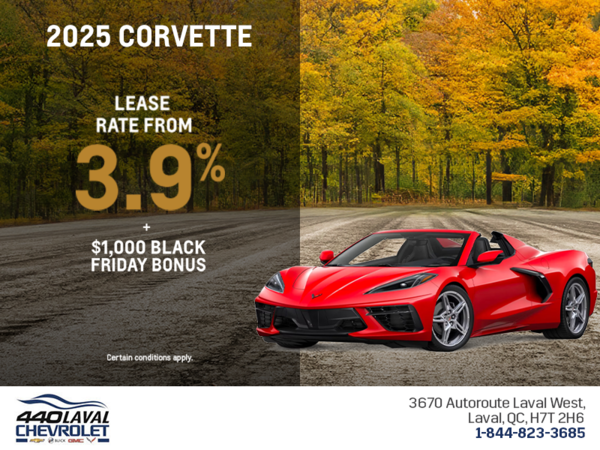 Get the 2025 Chevrolet Corvette