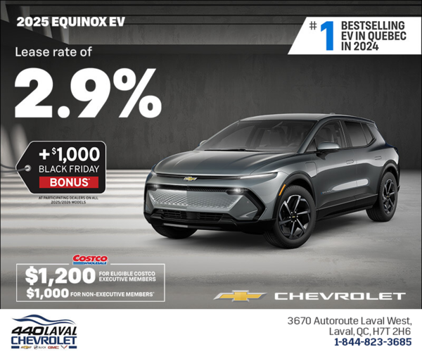 Get the 2025 Chevrolet Equinox EV