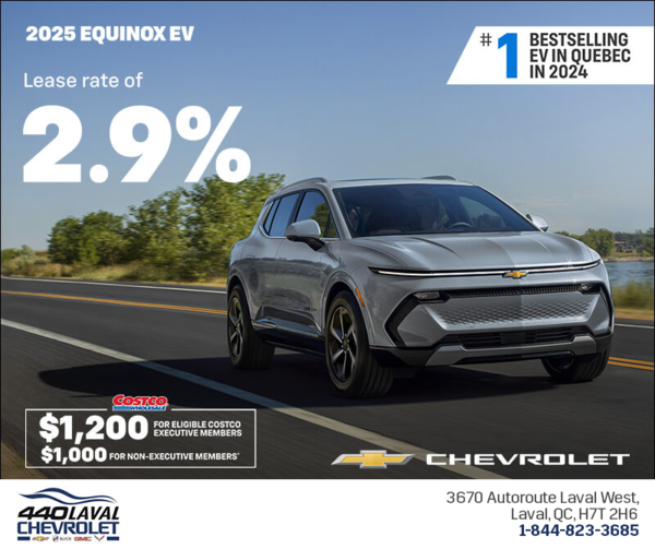 Get the 2025 Chevrolet Equinox EV