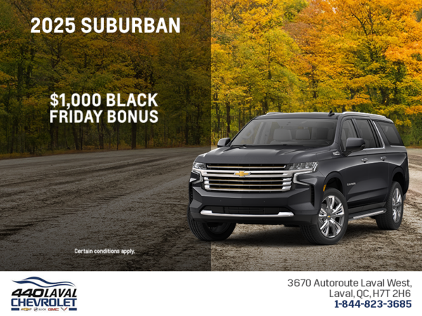 Get the 2025 Chevrolet Suburban