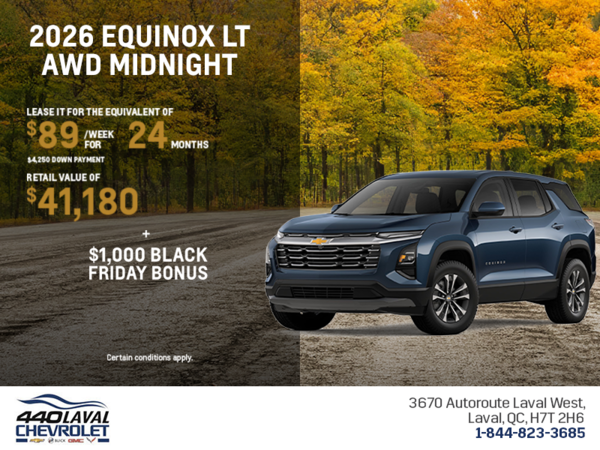 Get the 2026 Chevrolet Equinox LT AWD