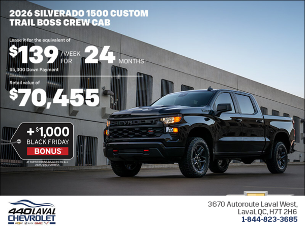 Get the 2026 Chevrolet Silverado 1500