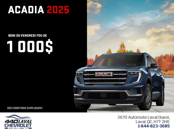 Le GMC Acadia 2025