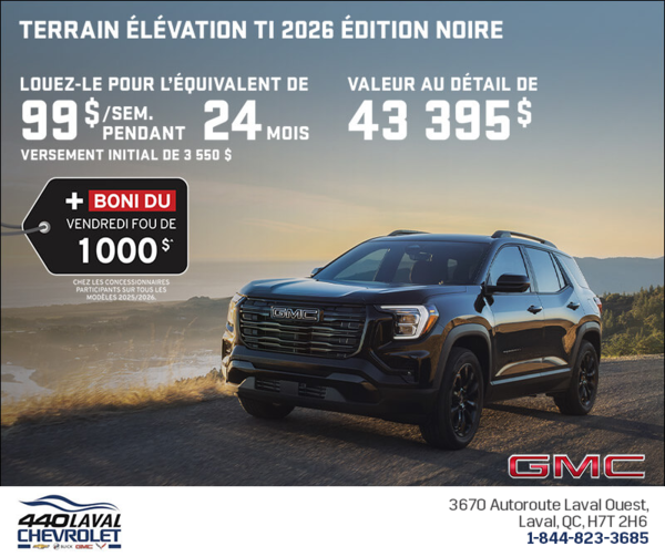 Le GMC Terrain 2026