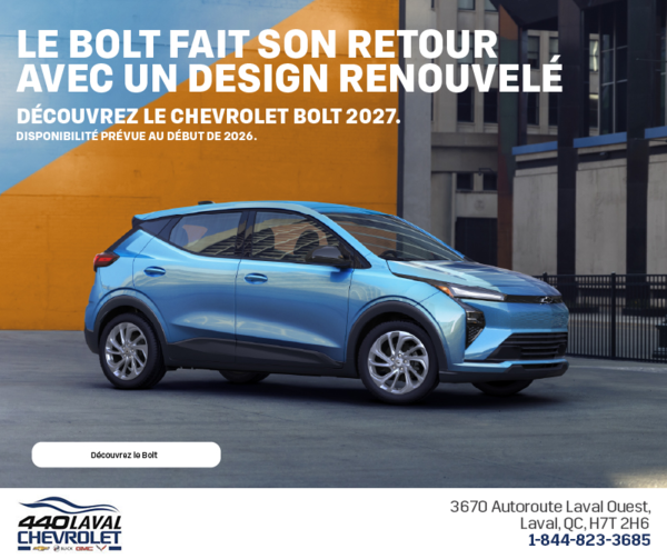 Procurez-vous le Chevrolet Bolt 2027