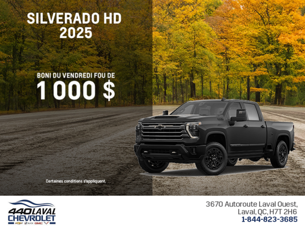 Procurez-vous le Chevrolet Silverado HD 2025