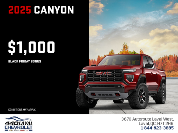 The 2025 GMC Canyon