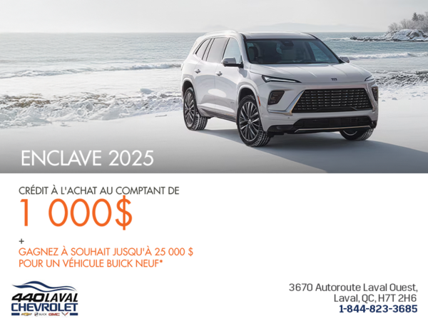 Procurez-vous le Buick Enclave 2025