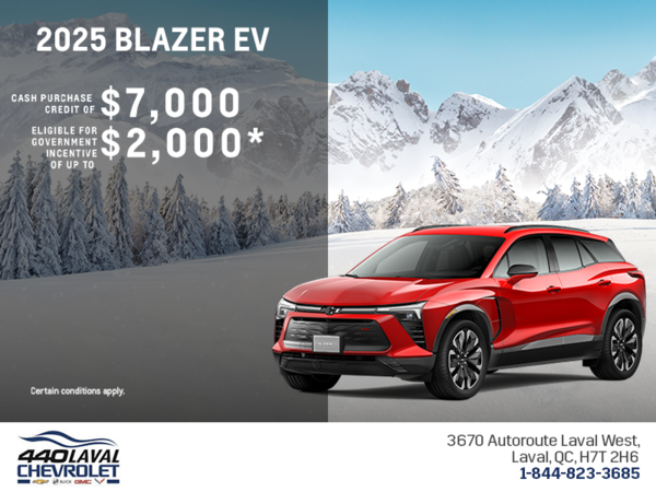 Get the 2025 Chevrolet Blazer EV