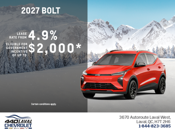 Get the 2027 Chevrolet Bolt