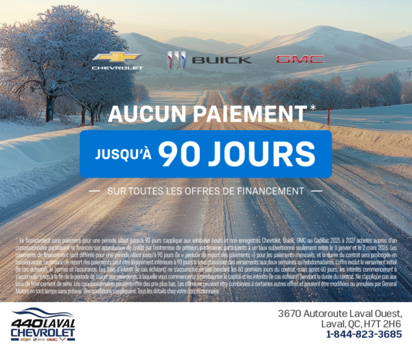 L'événement du mois Chevrolet