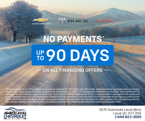 Chevrolet 90 Days Event!