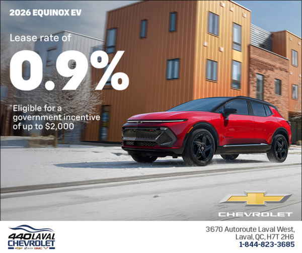 Get the 2026 Chevrolet Equinox EV