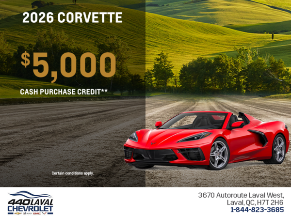 Get the 2026 Chevrolet Corvette