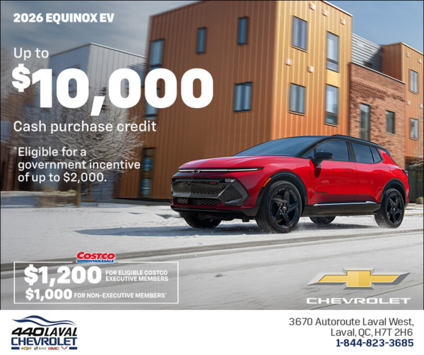 Get the 2026 Chevrolet Equinox EV