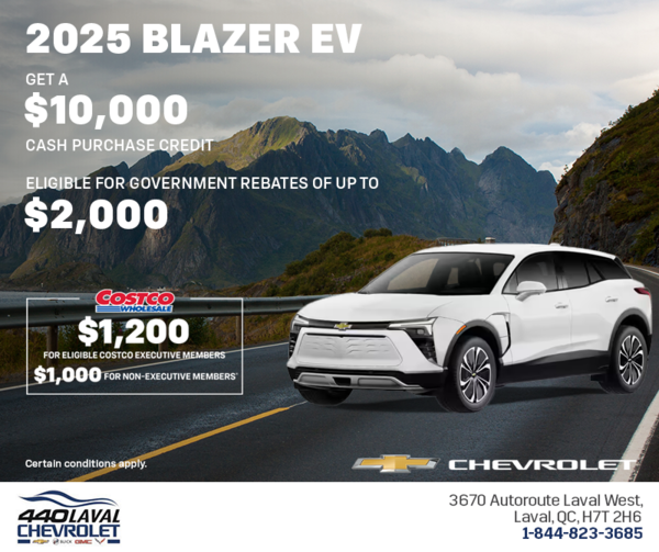 Get the 2025 Chevrolet Blazer EV