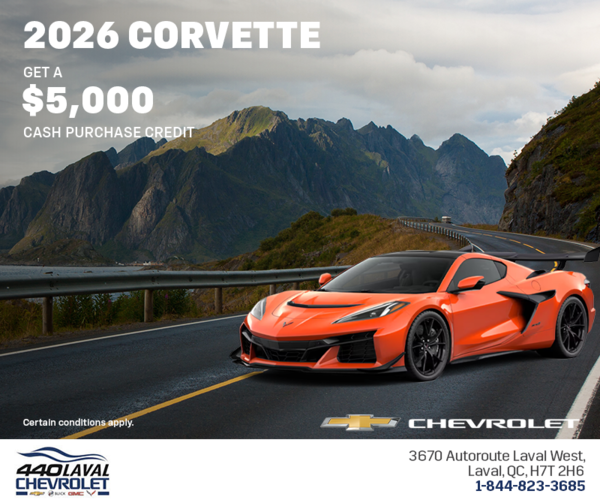 Get the 2026 Chevrolet Corvette