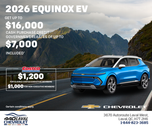 Get the 2026 Chevrolet Equinox EV