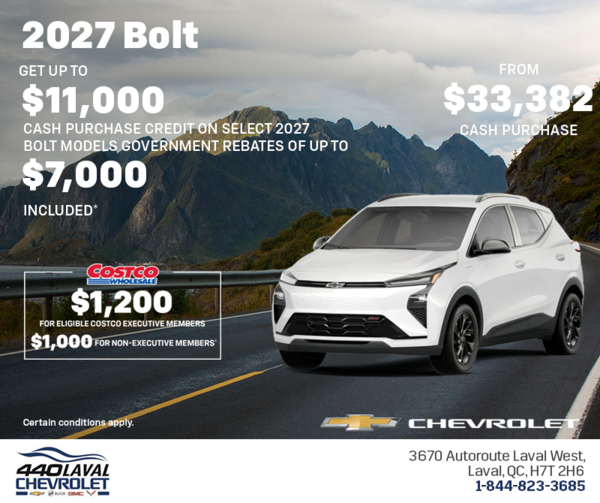Get the 2027 Chevrolet Bolt
