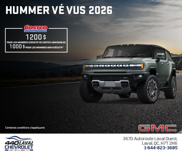 Le GMC Hummer VÉ VUS 2026