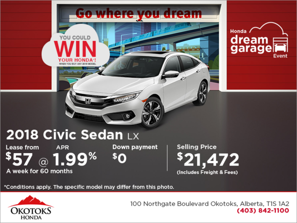Get 2018 Honda Civic Sedan Today!