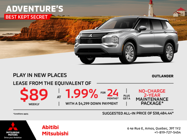 Get the 2025 Mitsubishi Outlander