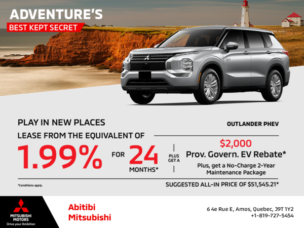 Get the 2025 Mitsubishi Outlander PHEV