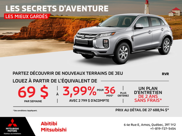 Procurez-vous le Mitsubishi Rvr 2025