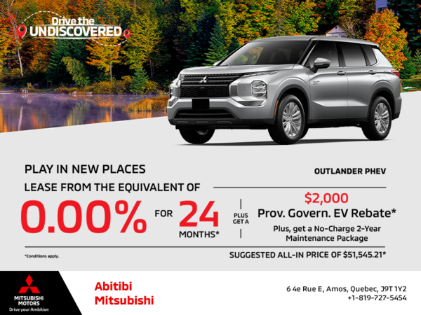 Get the 2025 Mitsubishi Outlander PHEV