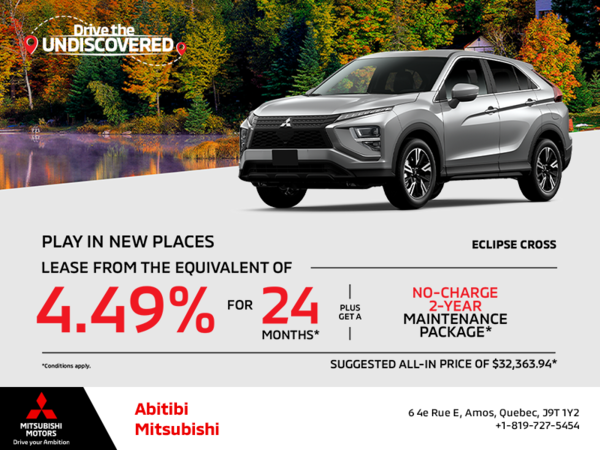 Get the 2026 Mitsubishi Eclipse Cross