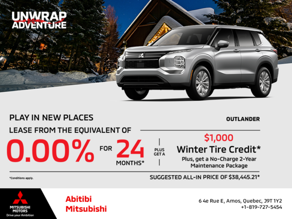 Get the 2025 Mitsubishi Outlander