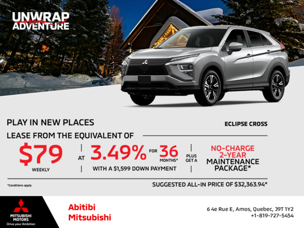 Get the 2026 Mitsubishi Eclipse Cross