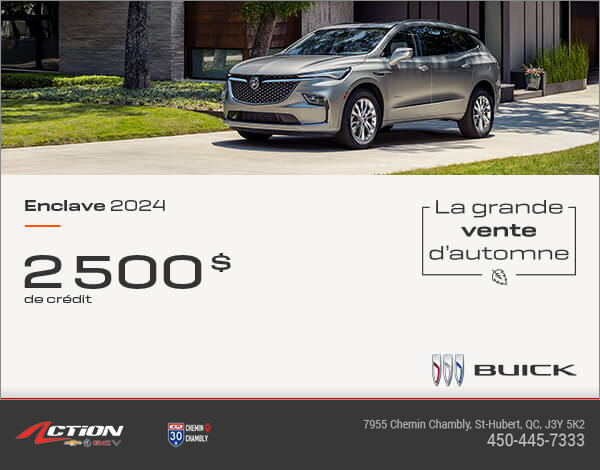 Procurez-vous le Buick Enclave 2024