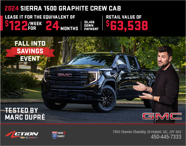 The 2024 GMC Sierra 1500 Graphite