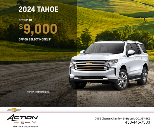 Get the 2024 Chevrolet Tahoe