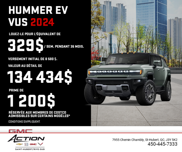 Le GMC Hummer EV 2024