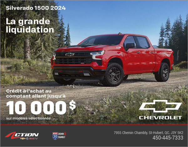 Procurez-vous le Chevrolet Silverado 1500 2024