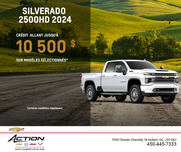 Procurez-vous le Chevrolet Silverado 2500HD 2024