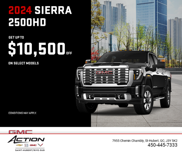 The 2024 GMC Sierra 25000HD