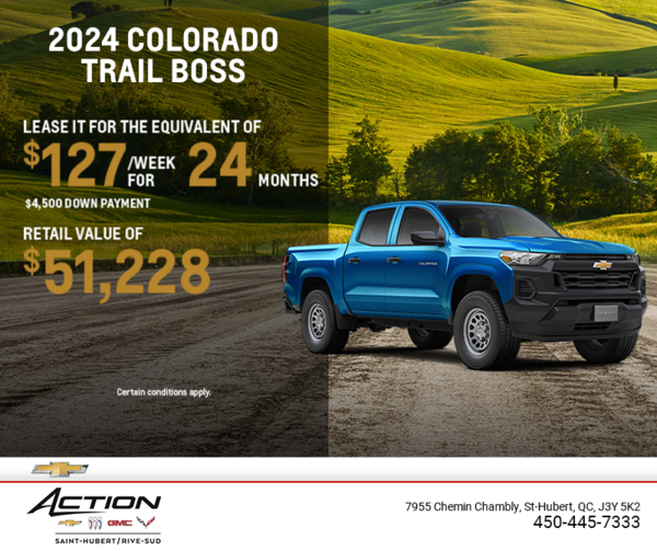 Get the 2024 Chevrolet Colorado