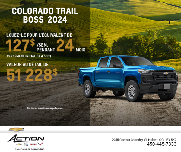 Le Chevrolet Colorado 2024