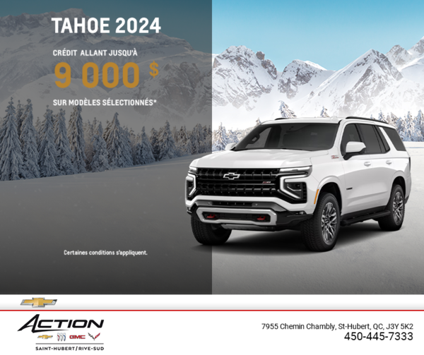 Le Chevrolet Tahoe 2024