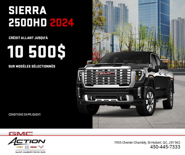 Le GMC Sierra 2500HD 2024