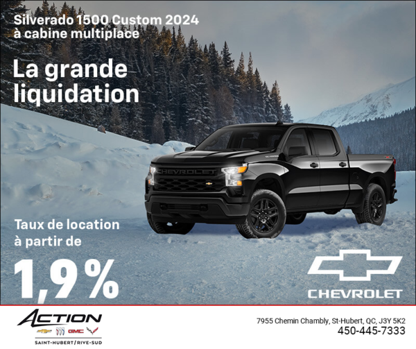 Procurez-vous le Chevrolet Silverado 1500 2024