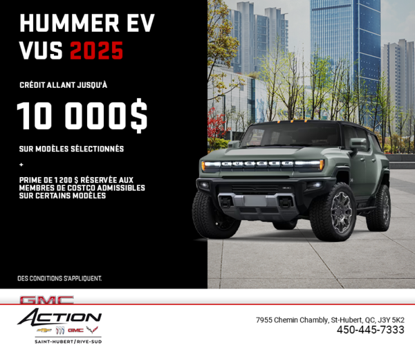 Le GMC Hummer EV 2025